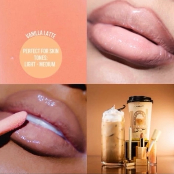 Glamlite Vanilla Latte Lip Gloss Set - limited edition - Picture 4 of 6